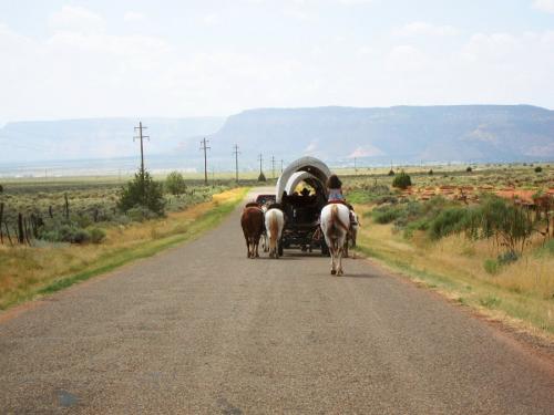 A la traine au Far West