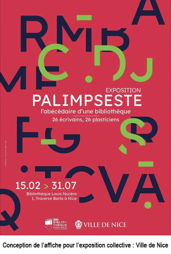 Affiche Ville de Nice Expo Abécédaire 2026