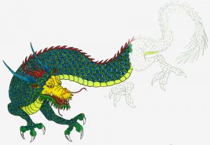 Tatsushi Dragon Drawings