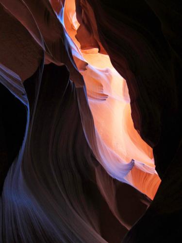 L'oeuvre Antelope Canyon